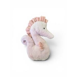 Retired Jellycat Sienna Seahorse Shell Pink Plush Medium Rare Collectible